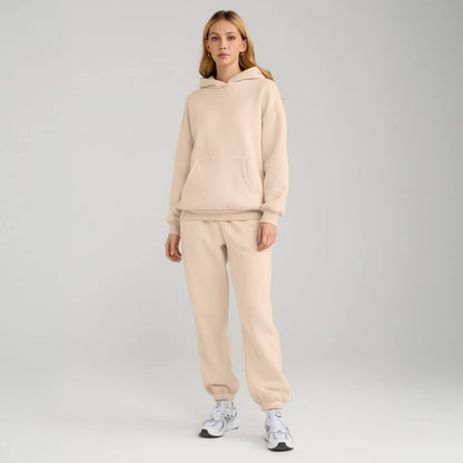 Women’s cosy hoodie and joggers set