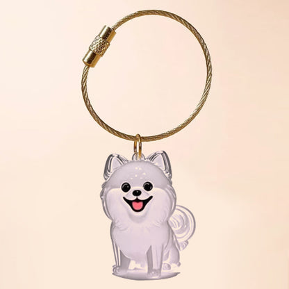 The Fluff-Ball Keyring — Puppy