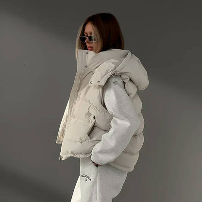 The Chic Hooded Puffer Gilet