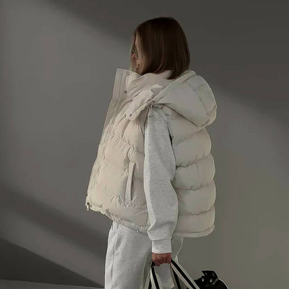 The Chic Hooded Puffer Gilet