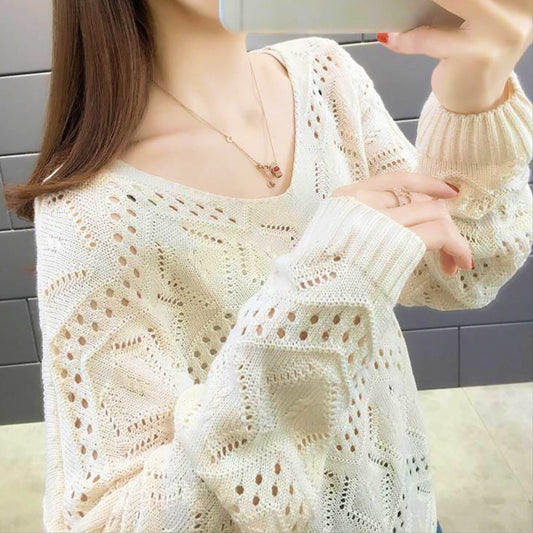 Relaxed Knit Sweater Shirt