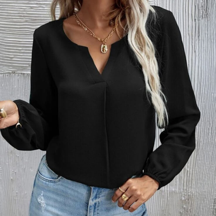 Casual Travel Plain Hue Full Sleeve Base Layer Top