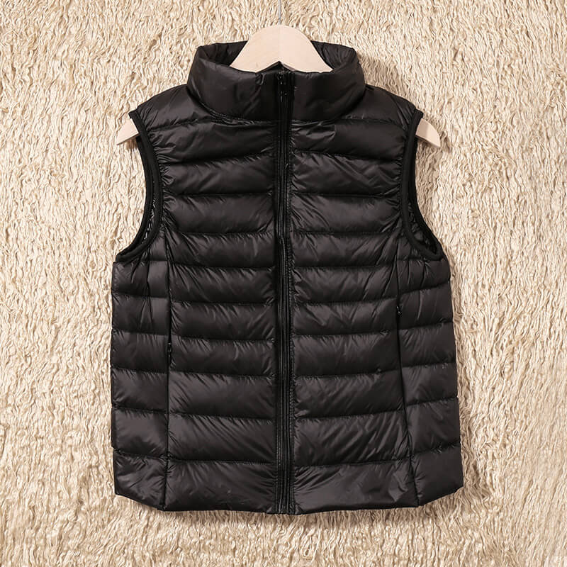 Feather‑Light Petite Puffer Gilet for Women