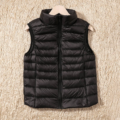 Feather‑Light Petite Puffer Gilet for Women
