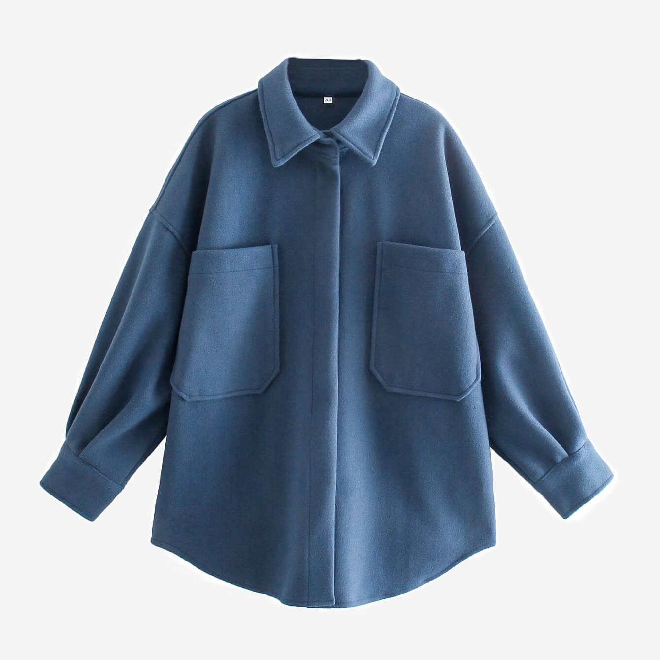 Classic Knit Blouse Autumn Winter Fresh Relaxed Fit Shirt Jacket