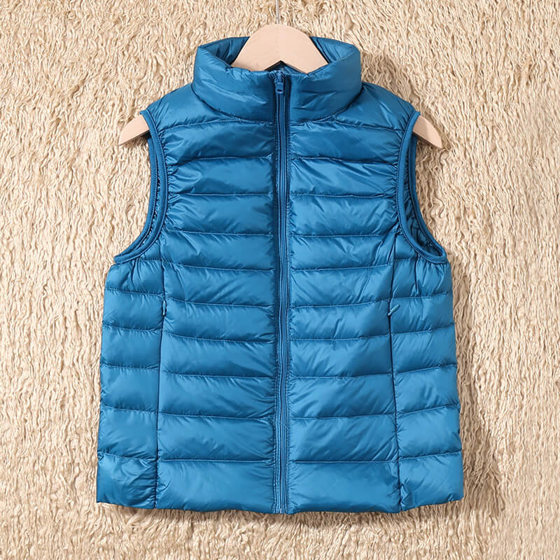 Feather‑Light Petite Puffer Gilet for Women