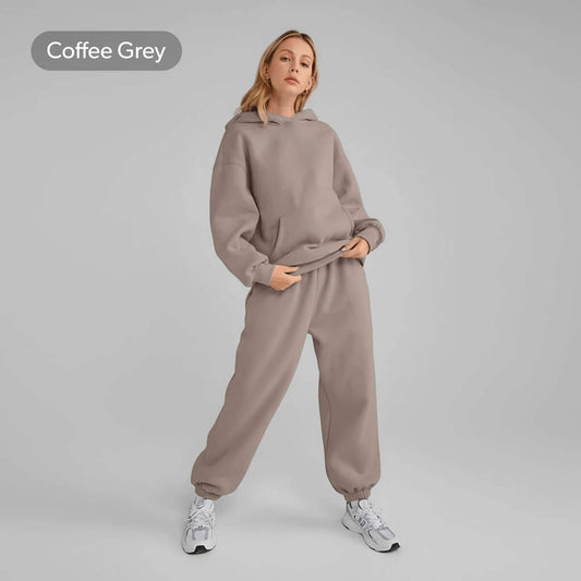 Women’s cosy hoodie and joggers set