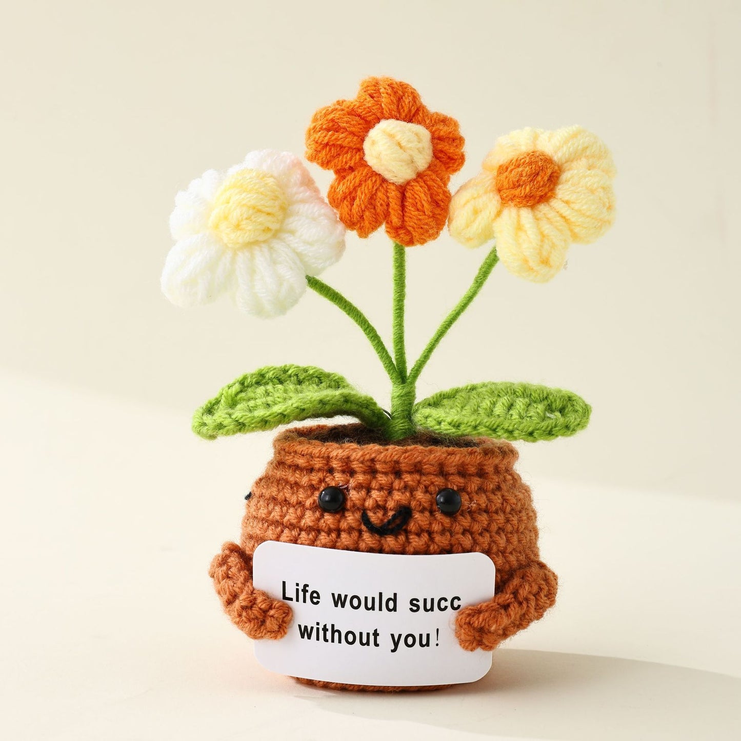 The Little Pot of Positivity — Puff Flower (6 colours)