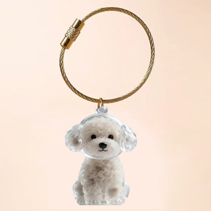 The Fluff-Ball Keyring — Puppy
