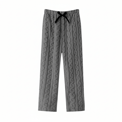 Waffle Knit Pyjama Trousers For Ladies