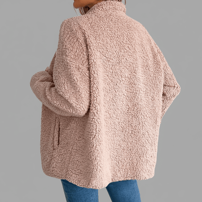 Soft Wool‑Blend Long Coat with Refined Drape
