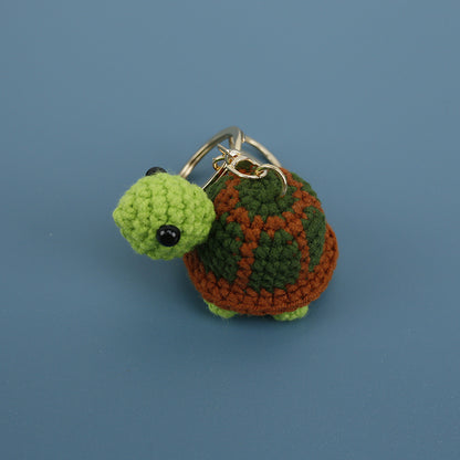 Creative Knitted Turtle Pendant Keychain