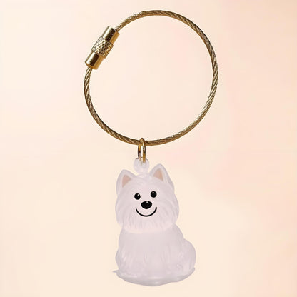 The Fluff-Ball Keyring — Puppy