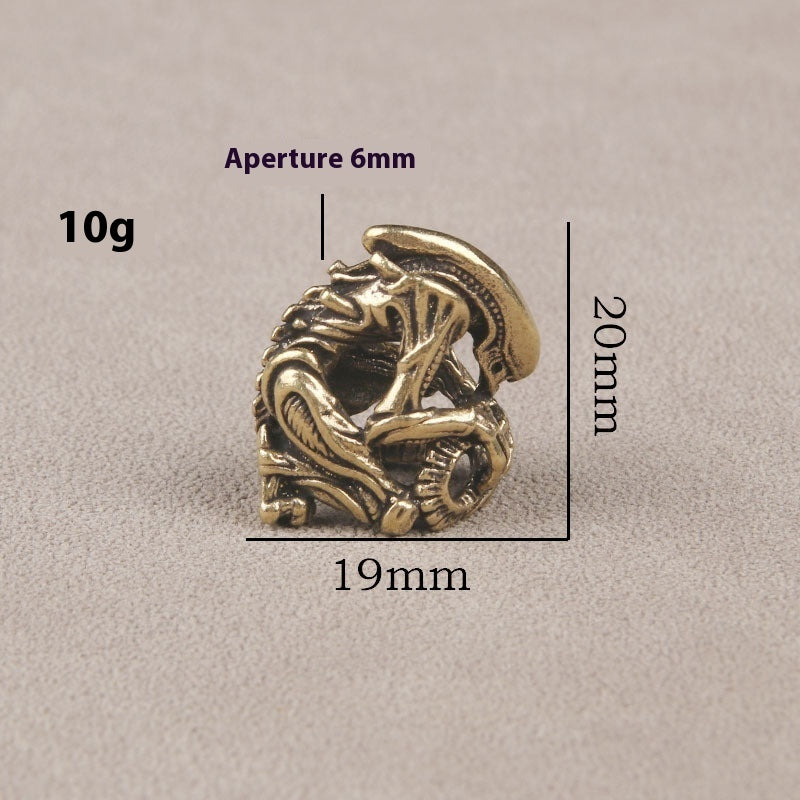 Handmade Xenomorph Keyring Pendant