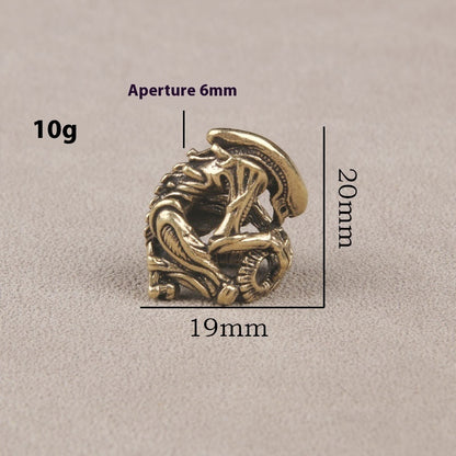 Handmade Xenomorph Keyring Pendant