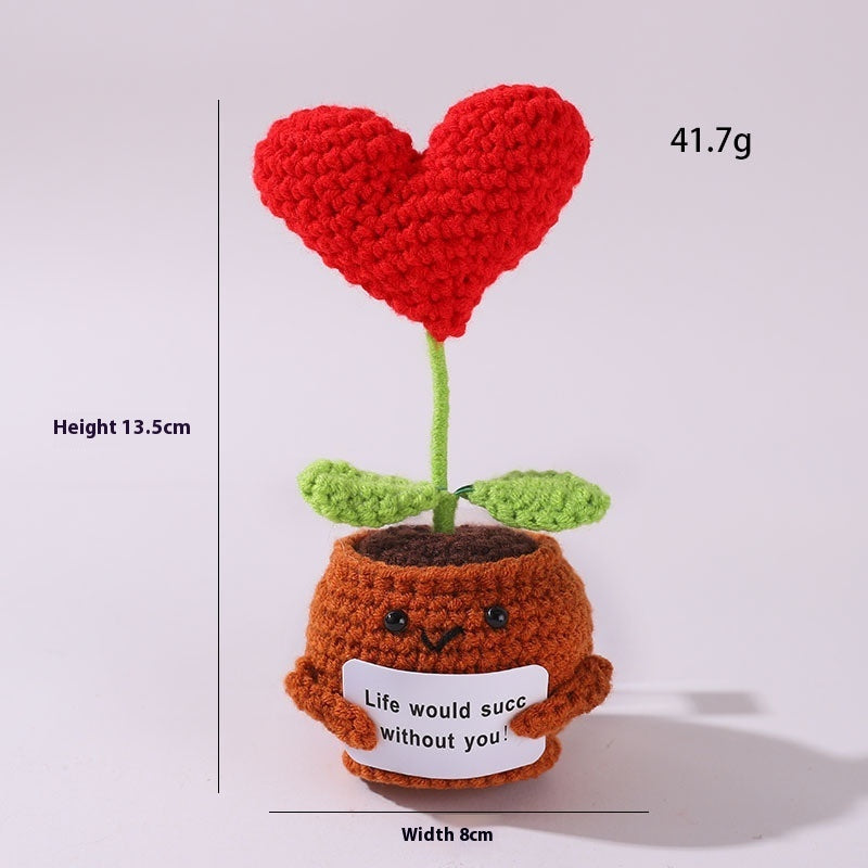 The Little Pot of Positivity — Heart (8 colours)