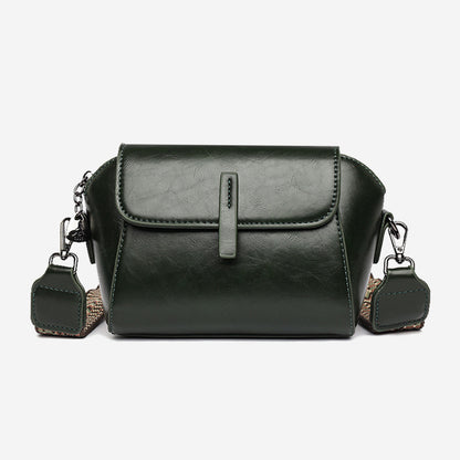 Elegant Oil Wax Leather Handbag