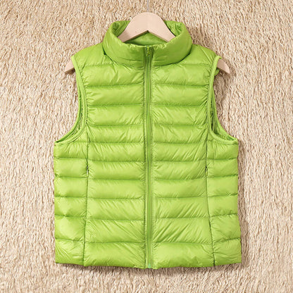 Feather‑Light Petite Puffer Gilet for Women