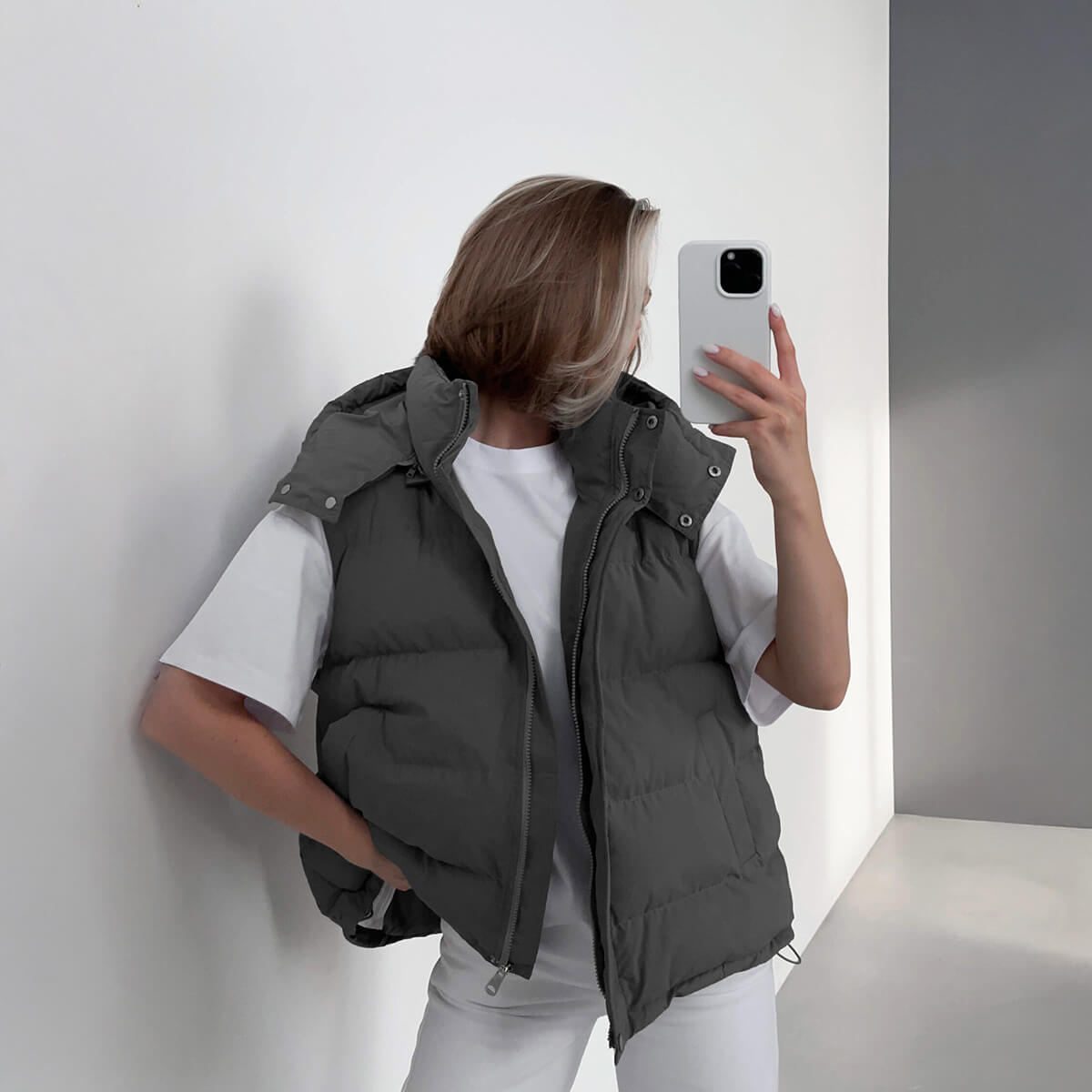 The Chic Hooded Puffer Gilet