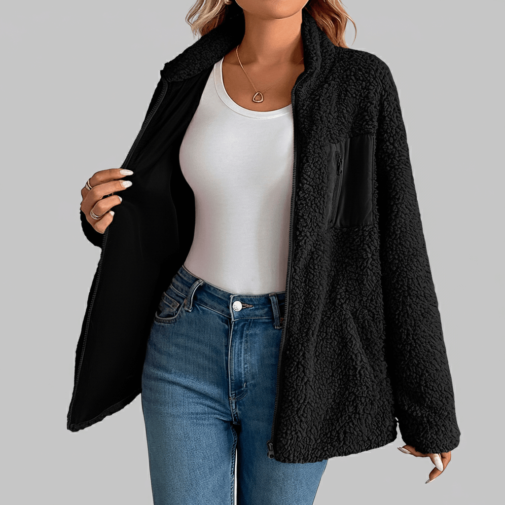 Soft Wool‑Blend Long Coat with Refined Drape