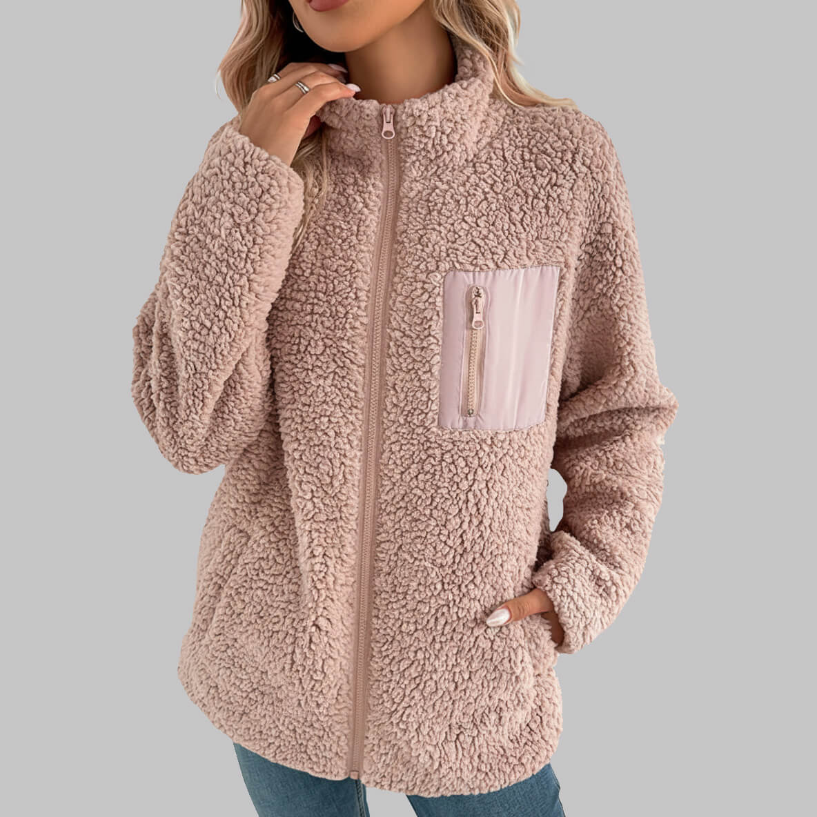 Soft Wool‑Blend Long Coat with Refined Drape