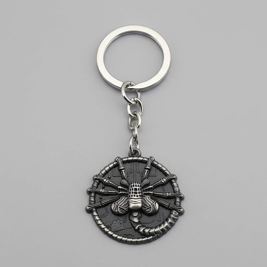 Alien Face Hugger Keyring Pendant