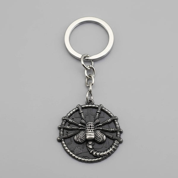 Alien Face Hugger Keyring Pendant