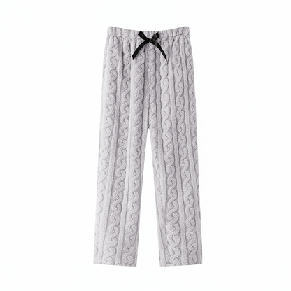 Waffle Knit Pyjama Trousers For Ladies