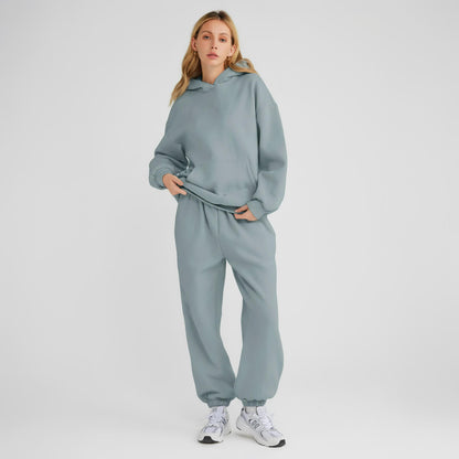 Women’s cosy hoodie and joggers set
