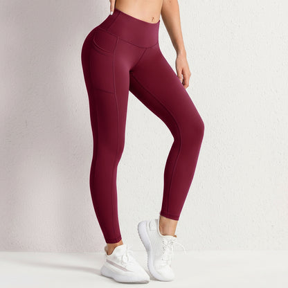 High Waisted Warm Fleece Lined Leggings