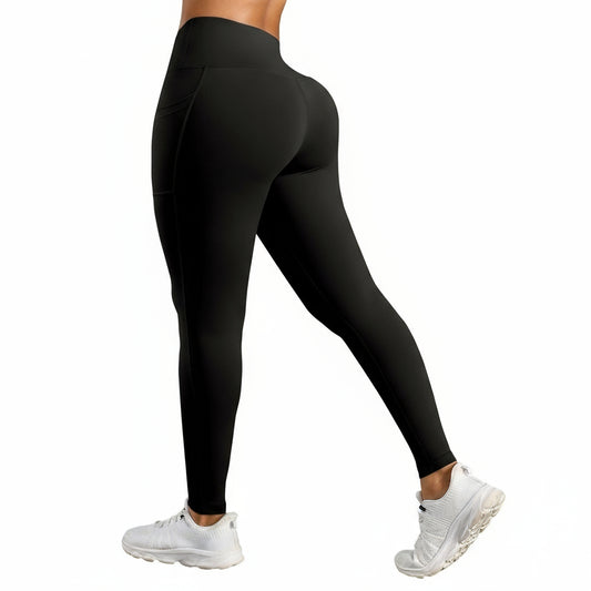 High Waisted Warm Fleece Lined Leggings
