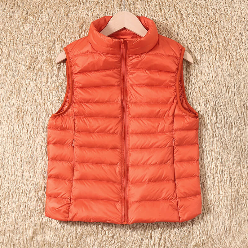 Feather‑Light Petite Puffer Gilet for Women