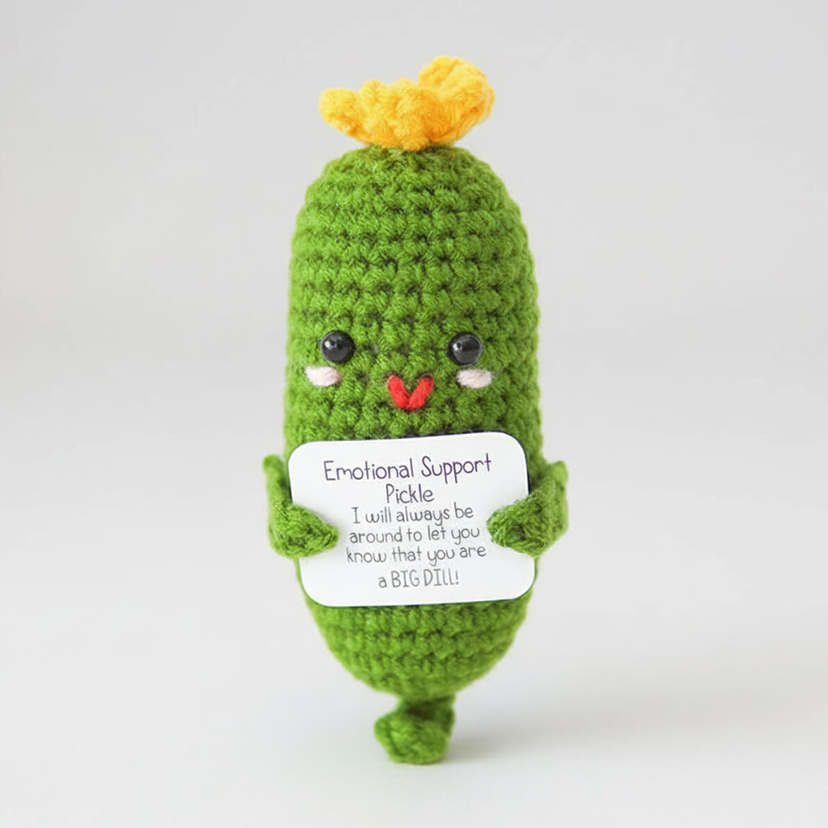 The Little Friend of Positivity — Pickle with Flower