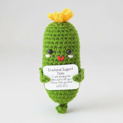 The Little Friend of Positivity — Pickle with Flower