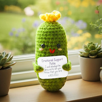 The Little Friend of Positivity — Pickle with Flower
