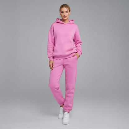 Women’s cosy hoodie and joggers set
