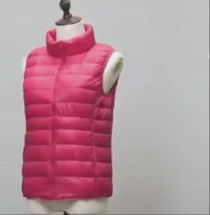 Feather‑Light Petite Puffer Gilet for Women