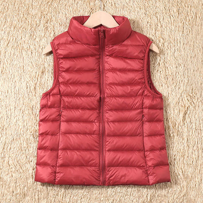 Feather‑Light Petite Puffer Gilet for Women