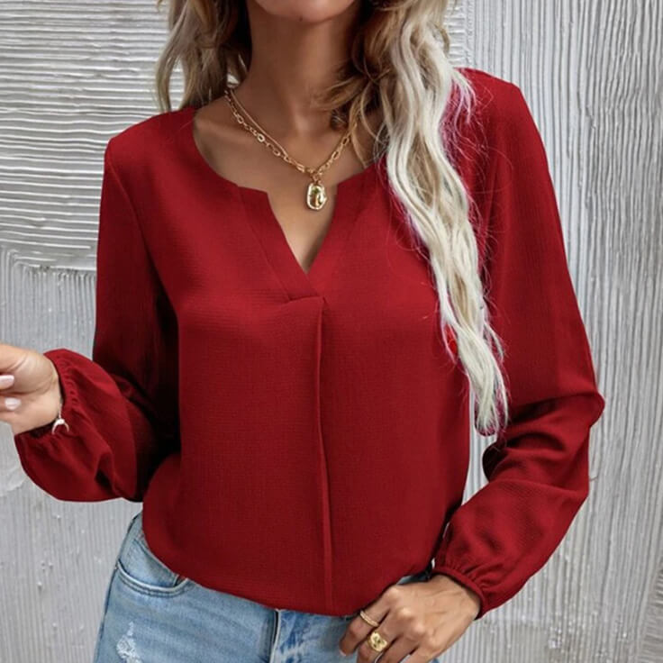 Casual Travel Plain Hue Full Sleeve Base Layer Top