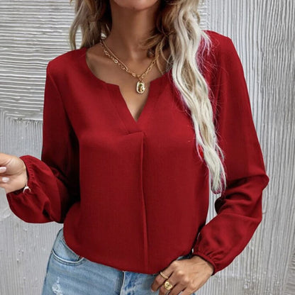 Casual Travel Plain Hue Full Sleeve Base Layer Top