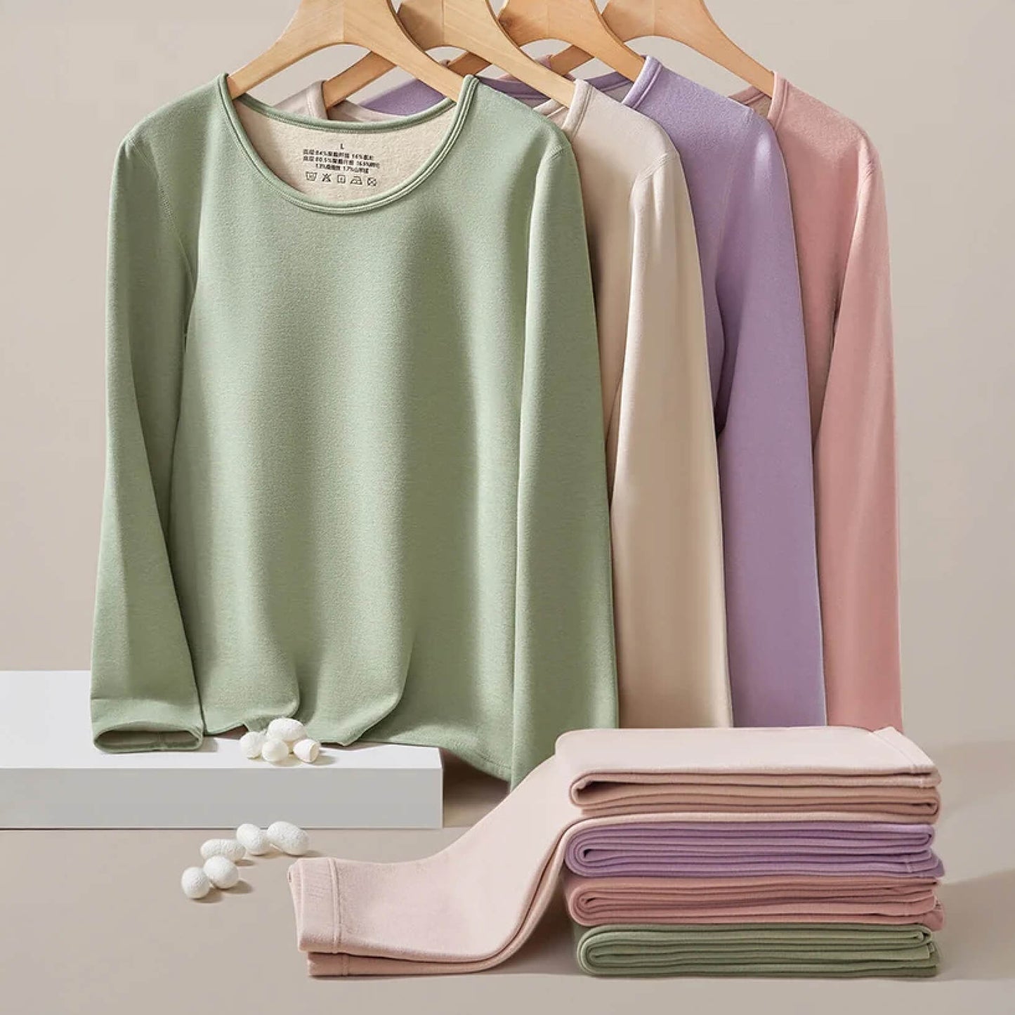 Luxury Cashmere & Silk Thermal Base Layer Set (for Couples)