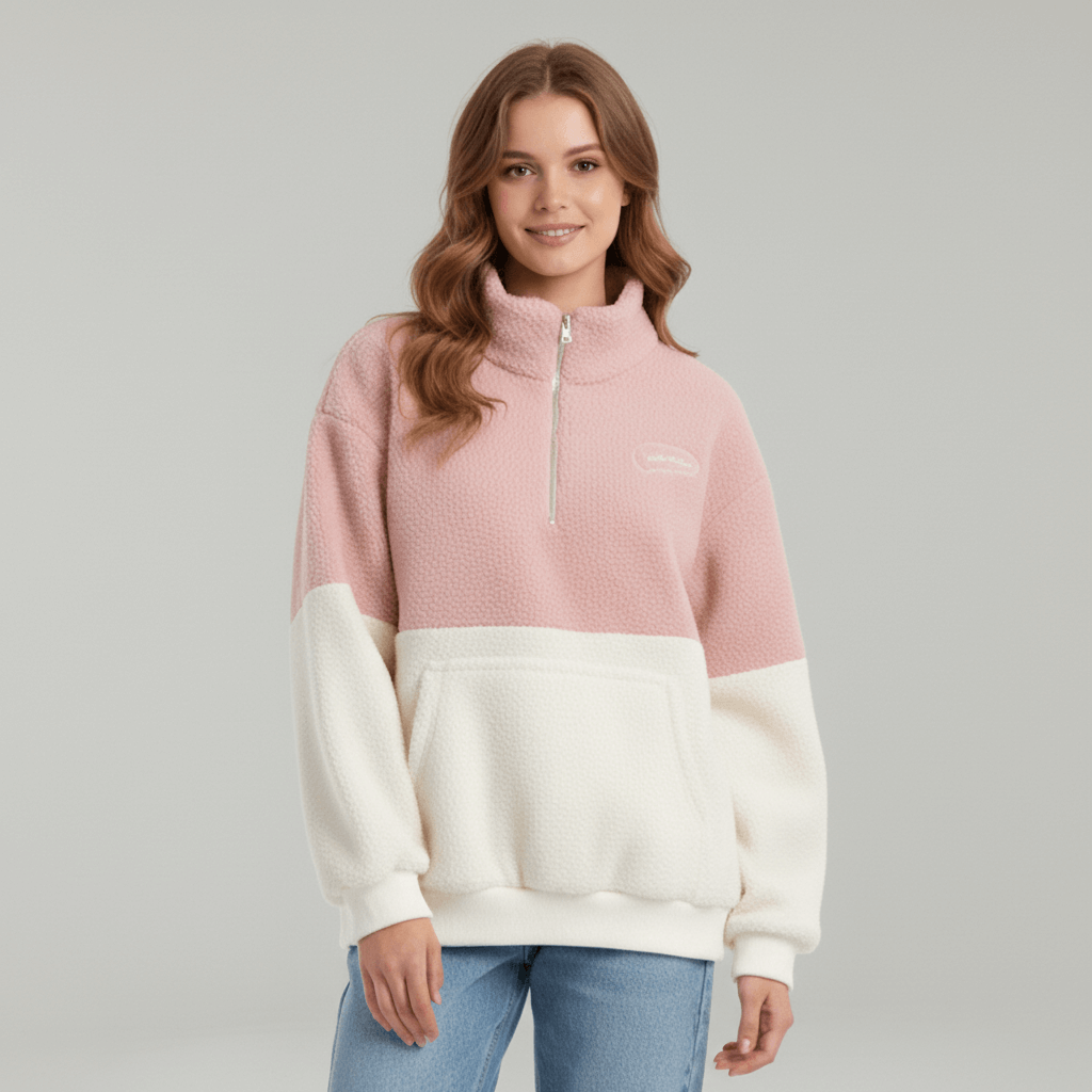 Plush High-Neck Jacket