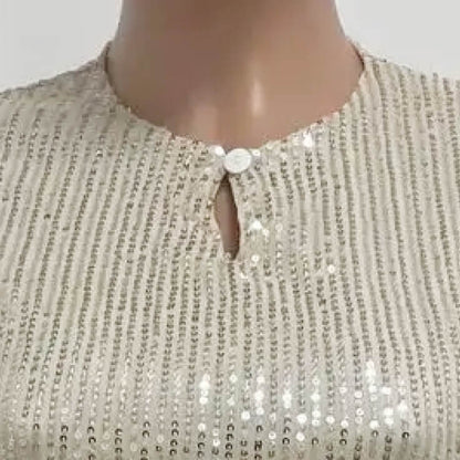 Full‑Length Sparkle Jumpsuit