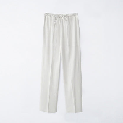 Linen slacks plus-size pants